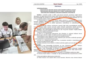 Mesleğimizin Görev Tanımı Resmi Gazetede Yayınlandı. Raporda Dernek Kurul Üyemizin İmzası Sektör Adına Kayıtlara Geçti.